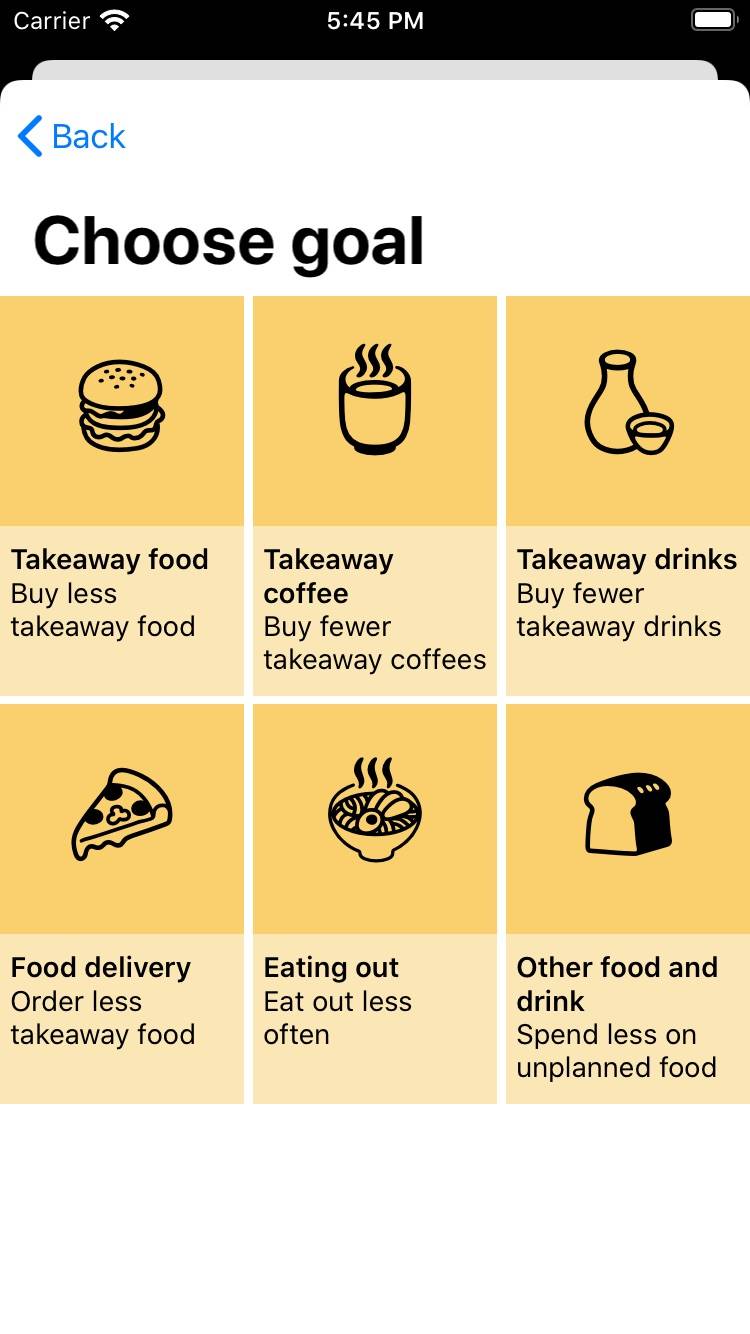 Screenshot of iPhone App